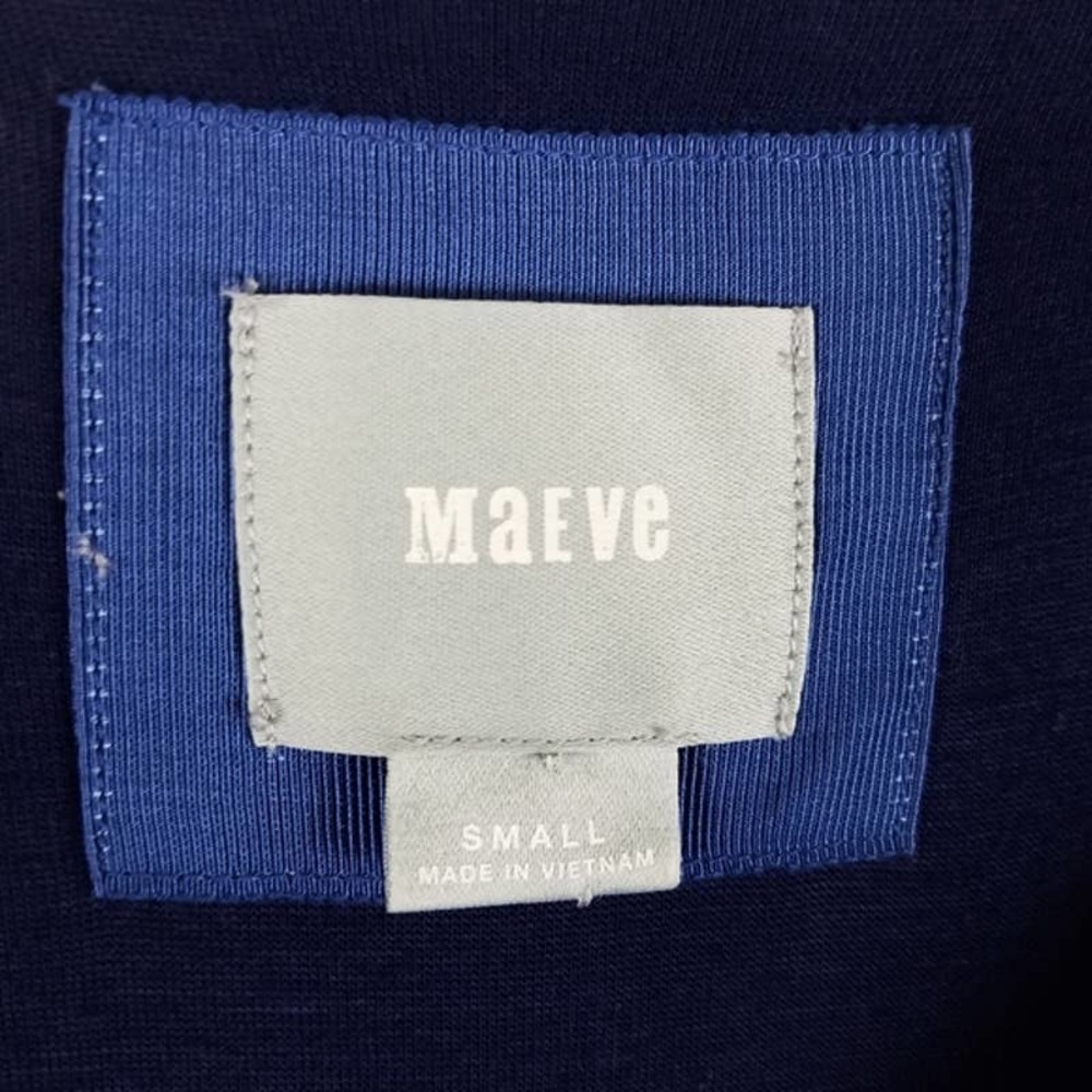 Maeve Blue and White Patterned Mini Dress - Picture 10 of 11